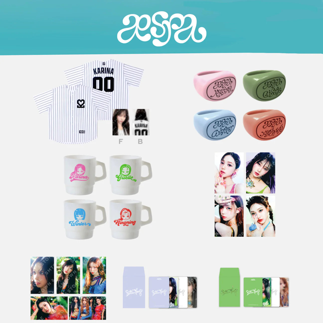 aespa better things MD ベースボール ユニフォー厶 ジゼル 【公式通販】 aespa better things MD ベースボール ユニフォー厶 ジゼル 【公式通販】