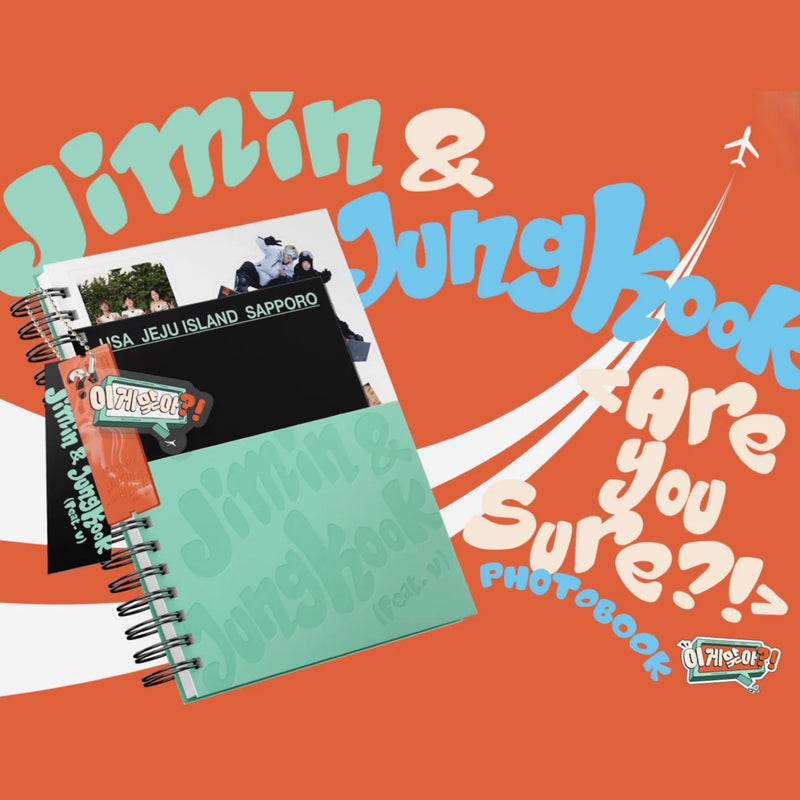 BTS JIMIN & JUNGKOOK - Are You Sure? Official Photobook – kheartshop