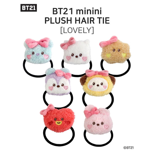 BT21 Minini Official Plush Hair Tie Lovely Ver