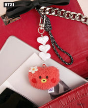 BT21 Official Minini Beads Plush Face Keyring