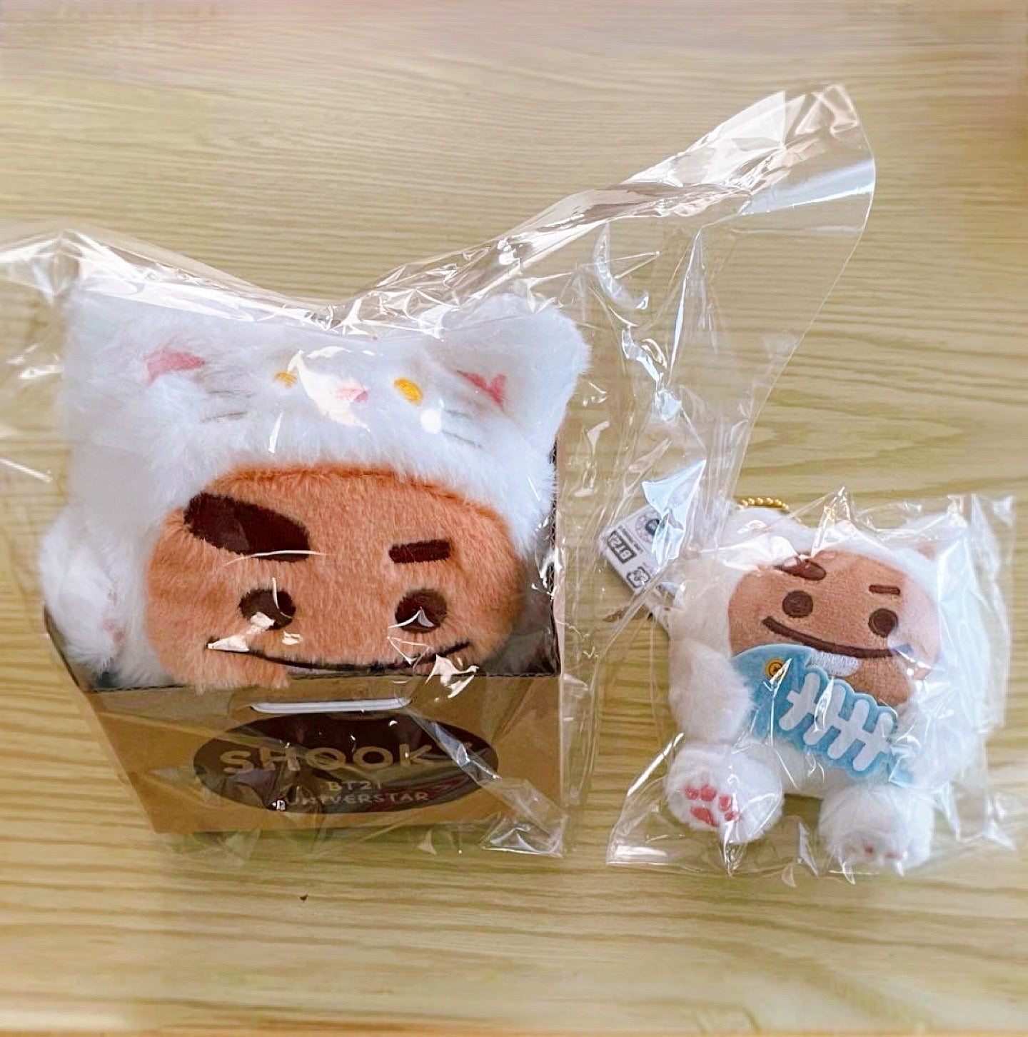 BT21 JAPAN - OFFICIAL CAT DAY SUGA/YOONGI SHOOKY SET: PLUSH
