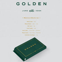 BTS JUNGKOOK - GOLDEN 1st Solo Album Weverse Album Ver