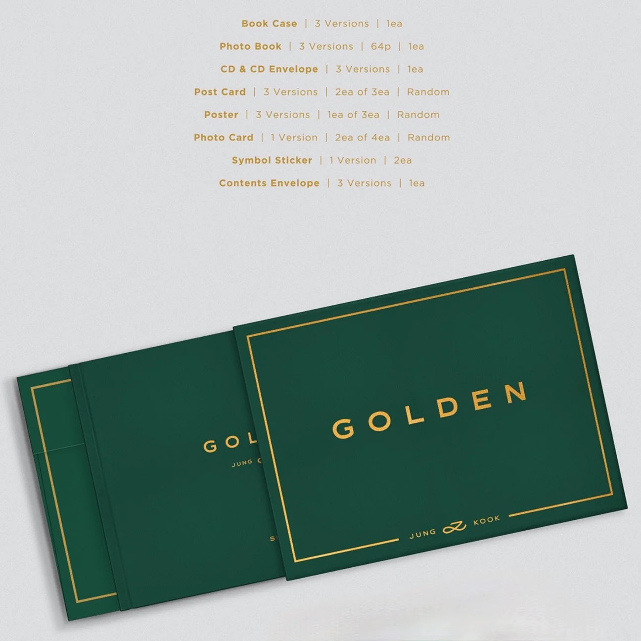 BTS JUNGKOOK Golden Album Official album