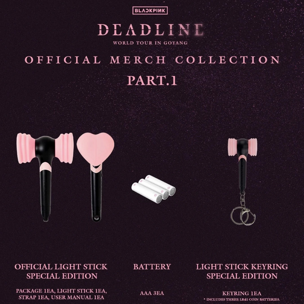 BLACKPINK DEADLINE WORLD TOUR IN GOYANG Official MD Part.1