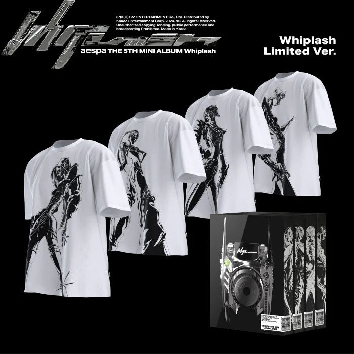 aespa - WHIPLASH 5th Mini Album LIMITED Ver. – kheartshop