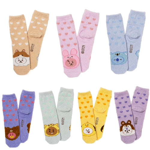 BT21 JAPAN - Official Fluffy Big Hugs Socks