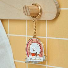BT21 Official RJ Welcome Party Metal Keyring