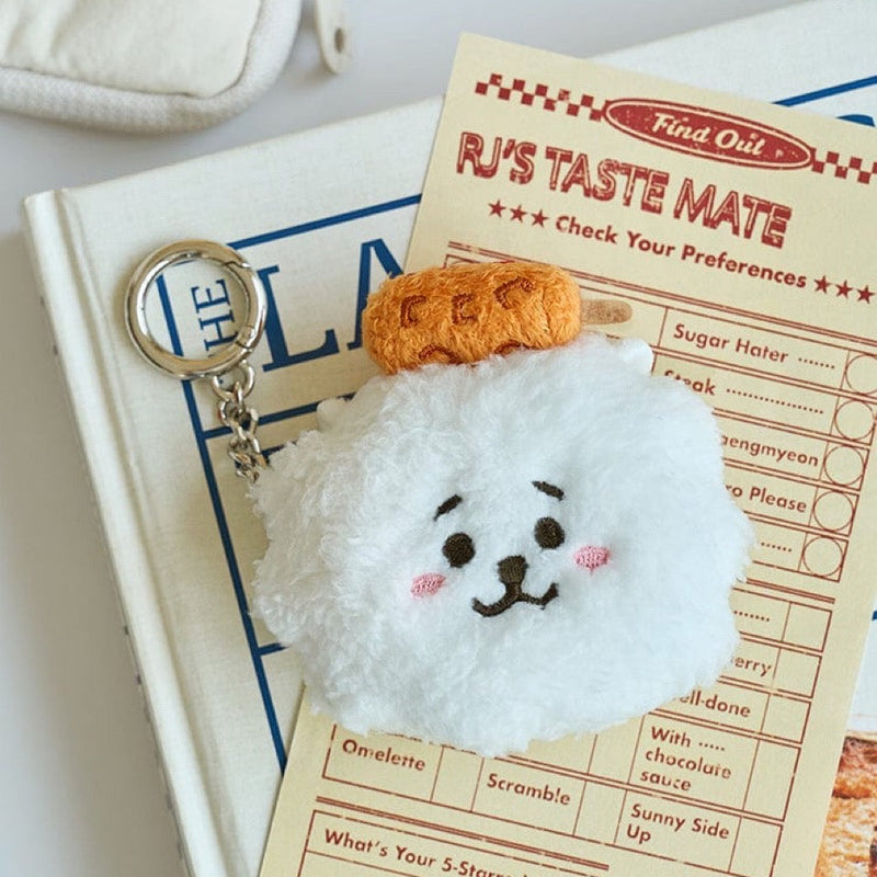 BT21 Official RJ Welcome Party Plush Tape Measure Keyring – kheartshop