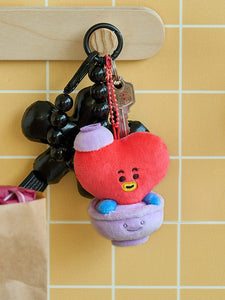 BT21 Official Welcome Party Rice Bowl Doll Keyring