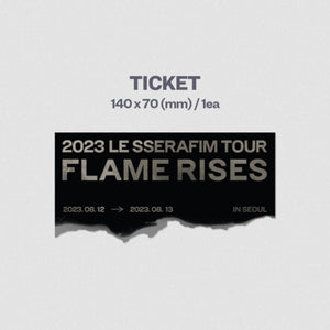 LE SSERAFIM 2023 Tour Flame Rises In Seoul Digital Code