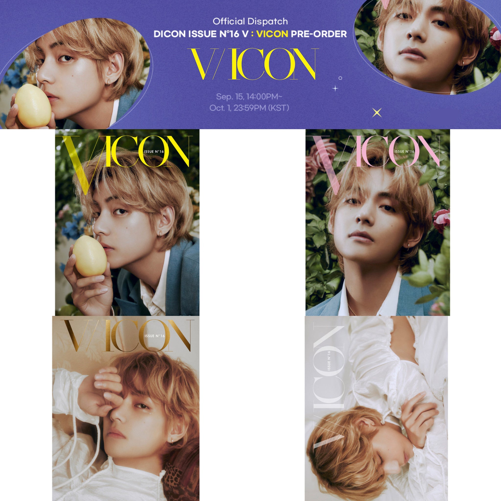 BTS V Dicon Volume No.16 : VICON – kheartshop