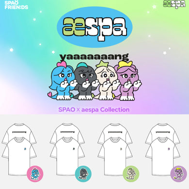 aespa x SPAO Collaboration Official T-Shirt