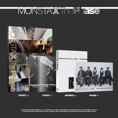 MONSTA X THE PHASE EP Album | 4 Versions – kheartshop