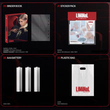 TAEMIN LIMINAL binder book, sticker pack, batteries and plastic bag