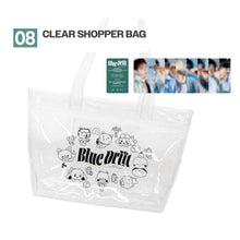 ATEEZ BLUE DRIFT clear shopper bag