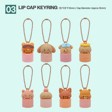 ATEEZ BLUE DRIFT lip cap keyring