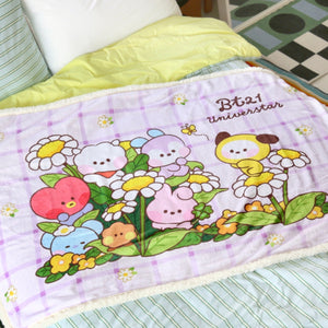 BT21 Minini Official Blanket Flower Ver