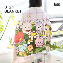 BT21 Minini Official Blanket Flower Ver