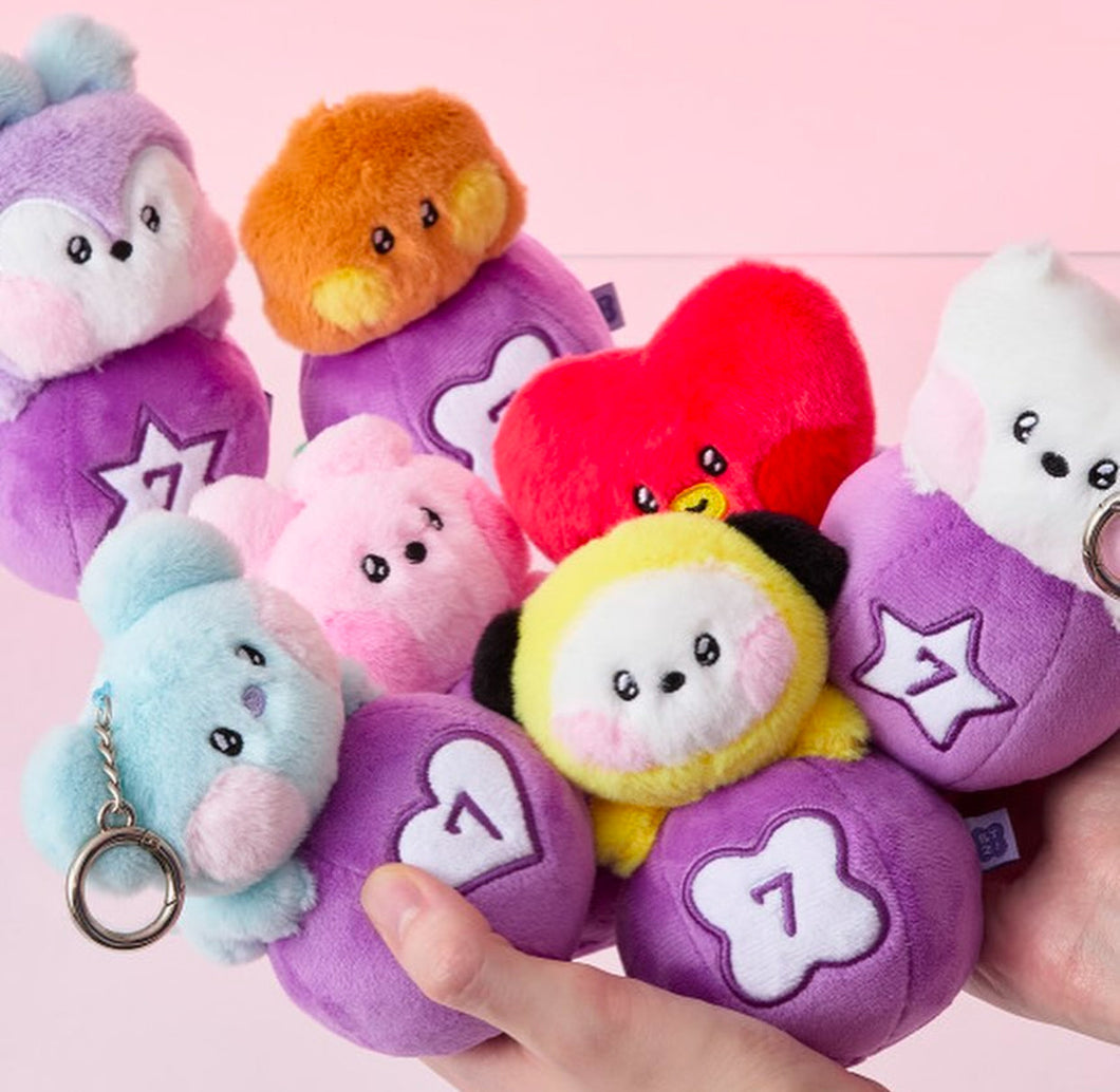 BT21 Official Lucky Gatcha Plush Keyring