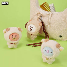 BT21 Official FLUFFY NEW YEAR Plush Keyring