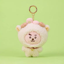 BT21 Official FLUFFY NEW YEAR Plush Keyring