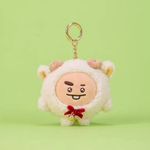 BT21 Official FLUFFY NEW YEAR Plush Keyring