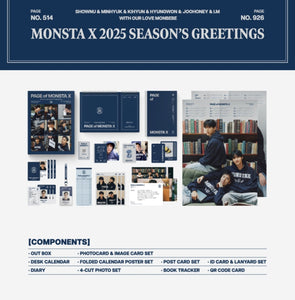 MONSTA X - PAGE Of MONSTA X 2025 Official Season's Greetings