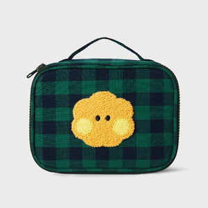 BT21 Minini Official Basic Check Pattern Pouch