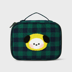 BT21 Minini Official Basic Check Pattern Pouch