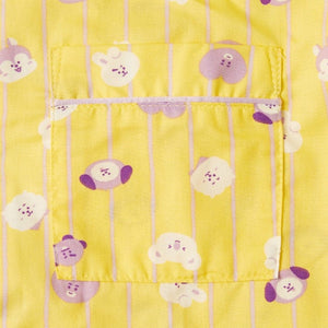 BT21 Official Basic Yellow Stripe Pajama Set