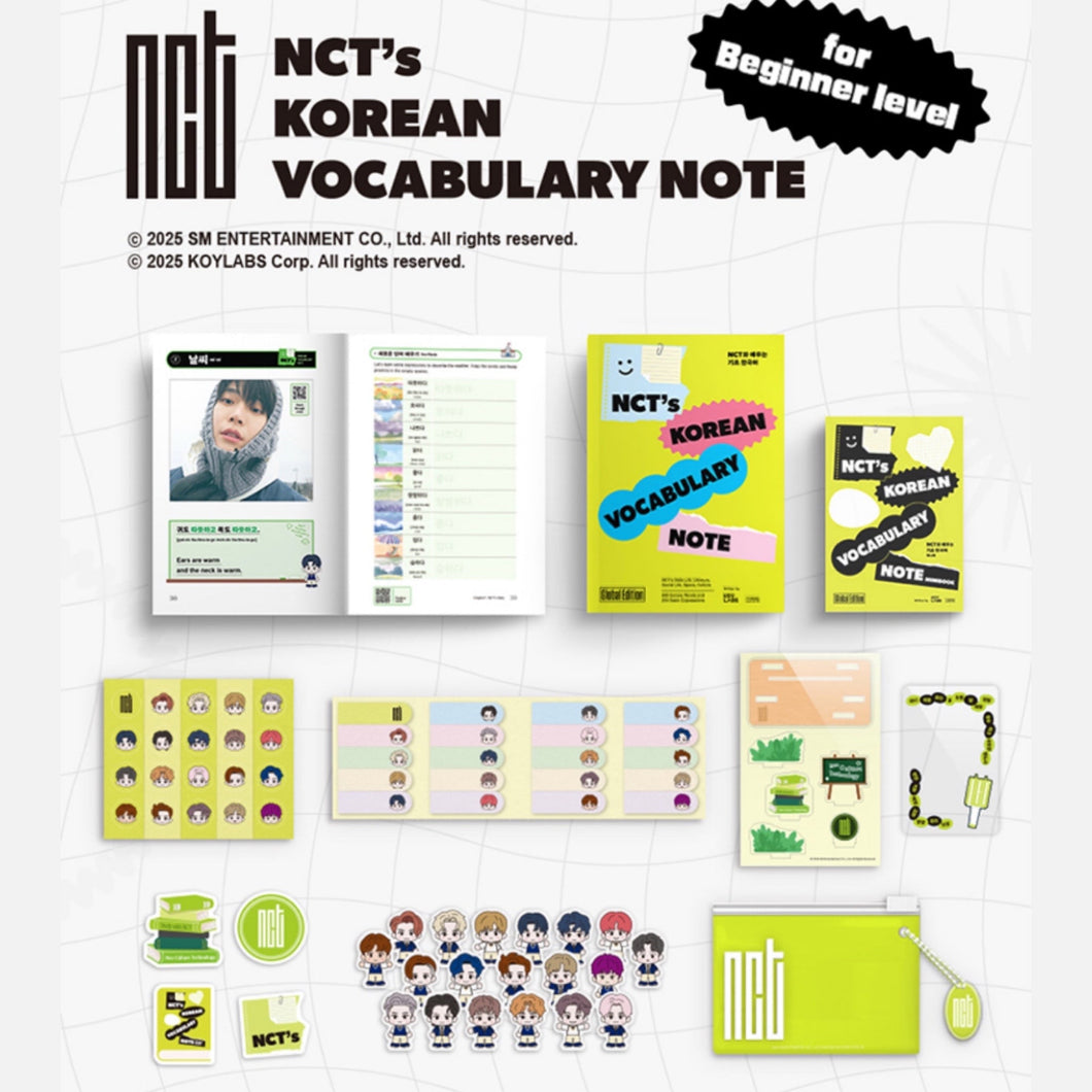 NCT - NCT's Korean Vocabulary Note Global Edition