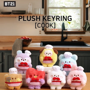 BT21 Minini Official Cook Plush Keyring