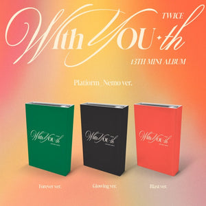 TWICE 13th Mini Album With YOU-th NEMO Version + PO Photocard