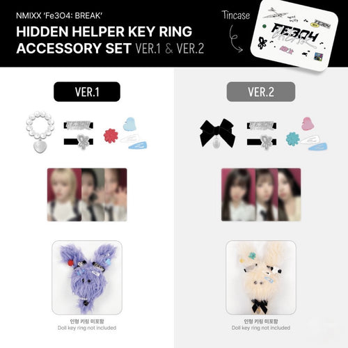 NMIXX Fe3O4 : BREAK Official Hidden Helper Keyring Accessory Set