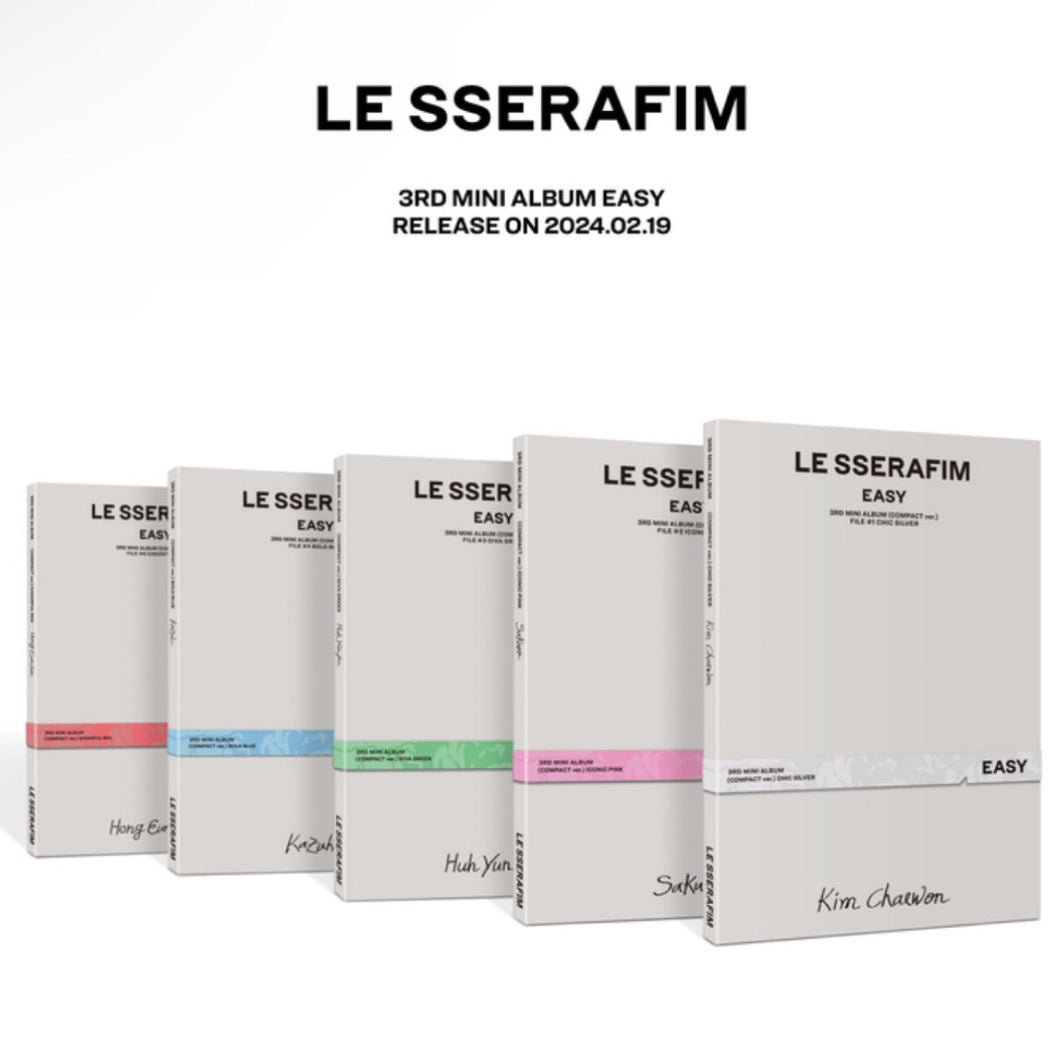 LE SSERAFIM - EASY 3rd Mini Album Compact Ver