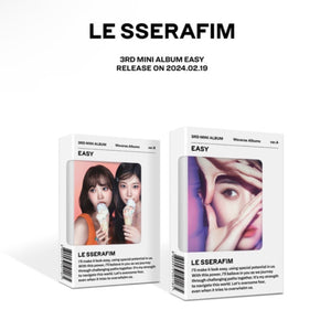 LE SSERAFIM - EASY 3rd Mini Album Weverse Albums Ver