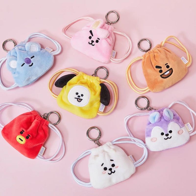 BT21 Official Big & Tiny String Backpack Keyring – kheartshop