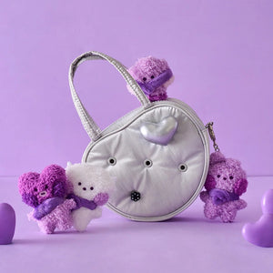 BT21 Official Mini Minini Doll Keyring Purple of Wish Edition