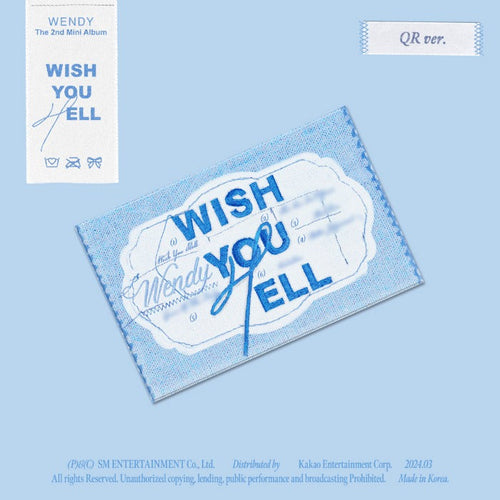 RED VELVET WENDY - Wish You Hell 2nd Mini Album QR Version