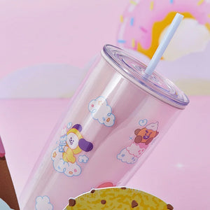 BT21 Official On The Cloud Double Wall Cold Cup 720ml