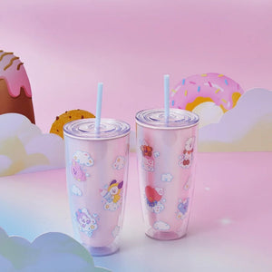 BT21 Official On The Cloud Double Wall Cold Cup 720ml