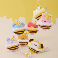 BT21 minini Official HONEY BEE Measuring Tape Keyring