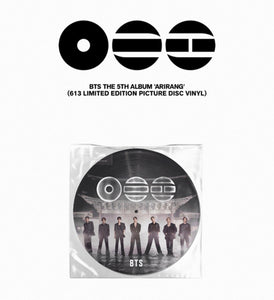 アイドル BTS ARIRANG 613 Limited Edition Vinyl BTS - ARIRANG 5th Album 613 Limited Edition Picture Disc VINYL Ver