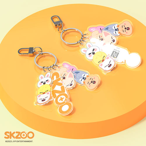 STRAY KIDS x SLBS Official SKZOO NFC Keyring Theme Cover
