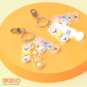 STRAY KIDS x SLBS Official SKZOO NFC Keyring Theme Cover