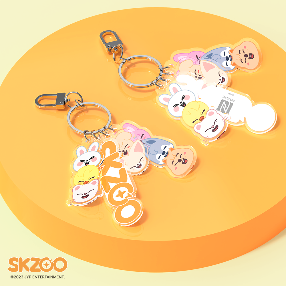 STRAY KIDS x SLBS Official SKZOO NFC Keyring Theme Cover STRAY KIDS x SLBS Official SKZOO NFC Keyring Theme Cover
