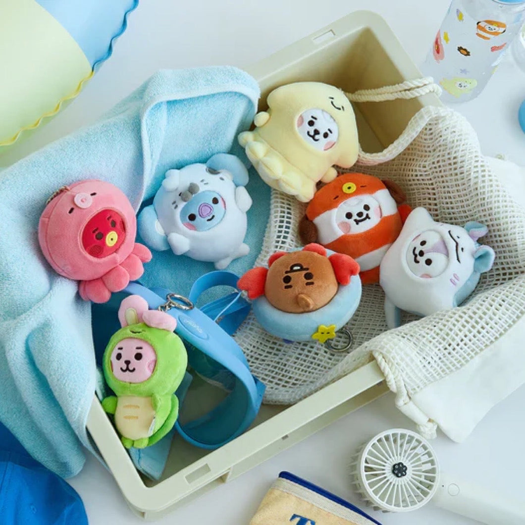 BT21 Baby Official Ocean Friends Doll Keyring