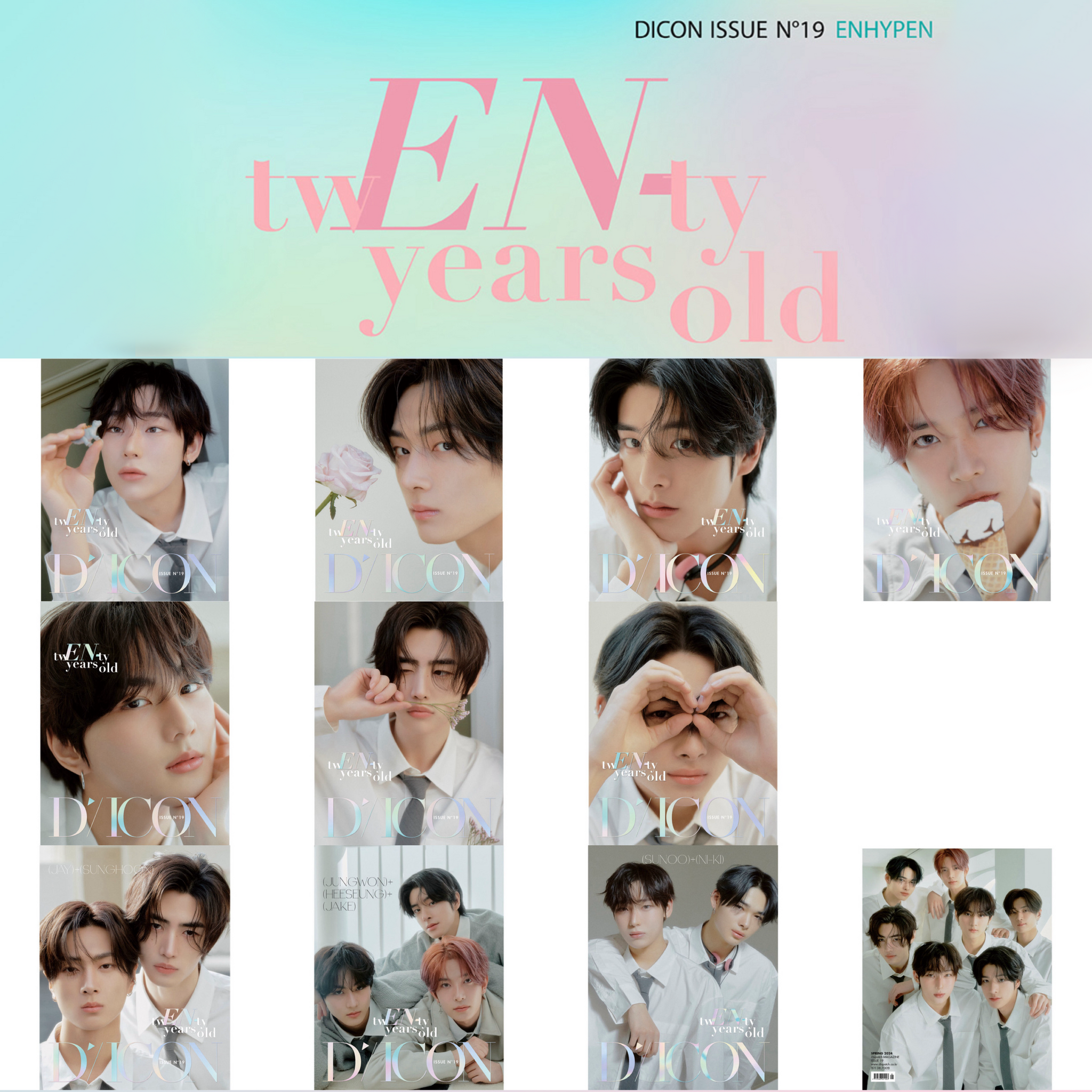 ENHYPEN DICON Volume No.19 : tw(EN-)ty years old – kheartshop ENHYPEN DICON Volume No.19 : tw(EN-)ty years old – kheartshop