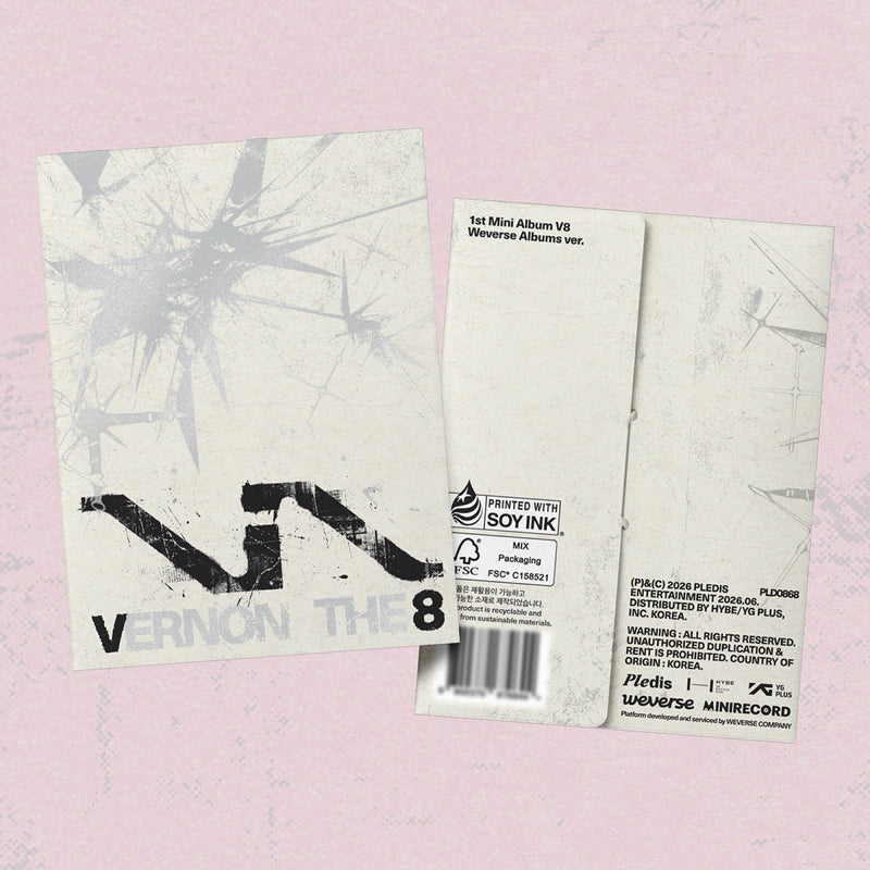 SEVENTEEN VERNON - V8 1st Mini Album WEVERSE Ver – kheartshop