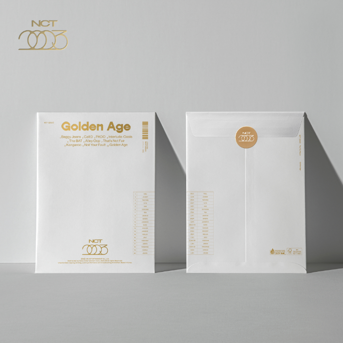 NCT2023 golden age チソン スペシャルカード 2023 NCT GOLDEN AGE ALBUM RANDOM TRADING CARD WHITE VER OFFICIAL